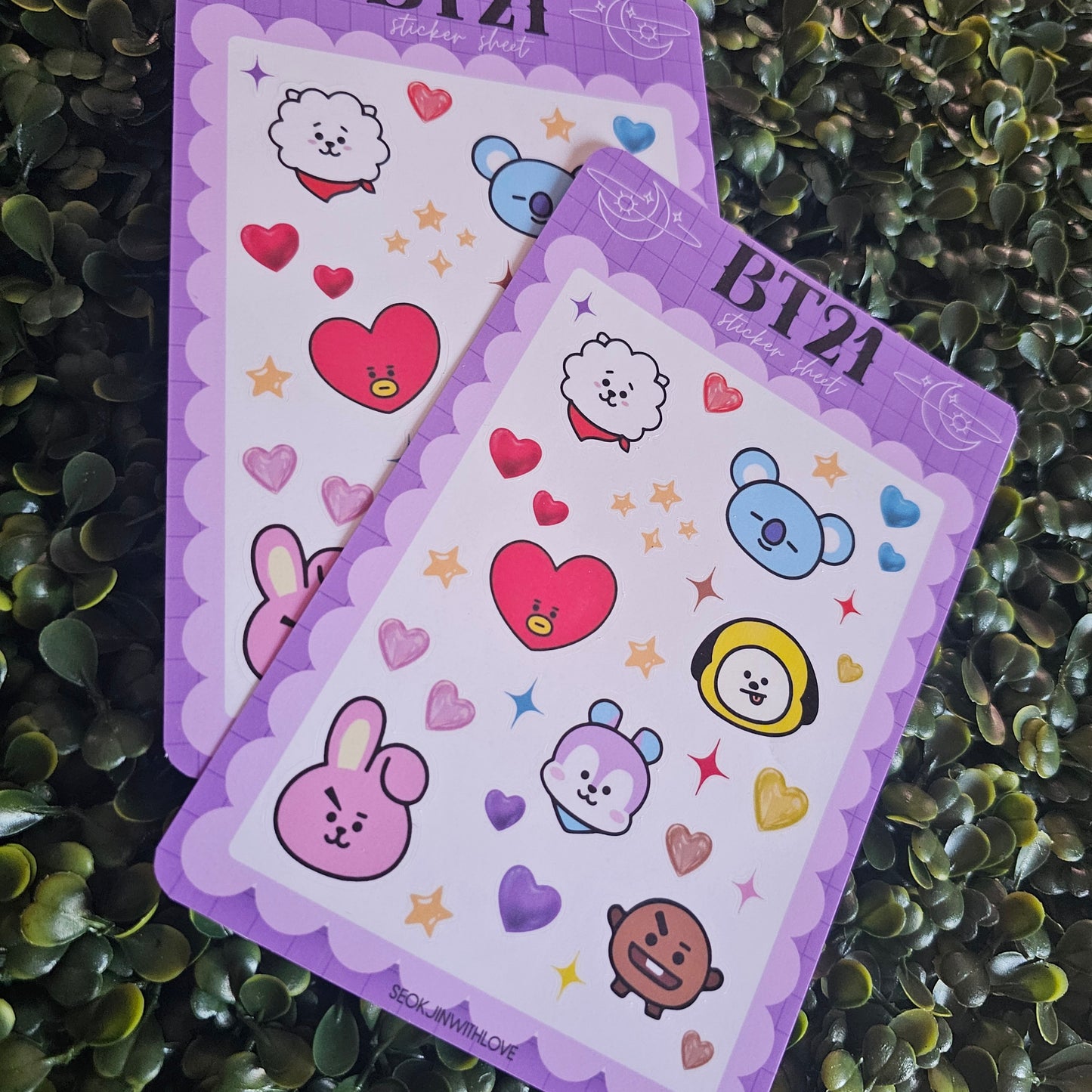 BT21 Sticker Sheet