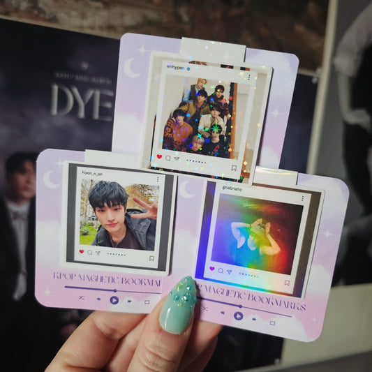 KPop Magnetic Bookmarks