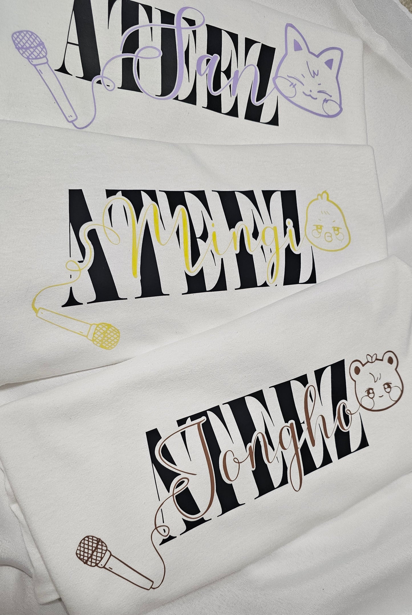 Ateez X Aniteez Member Tees