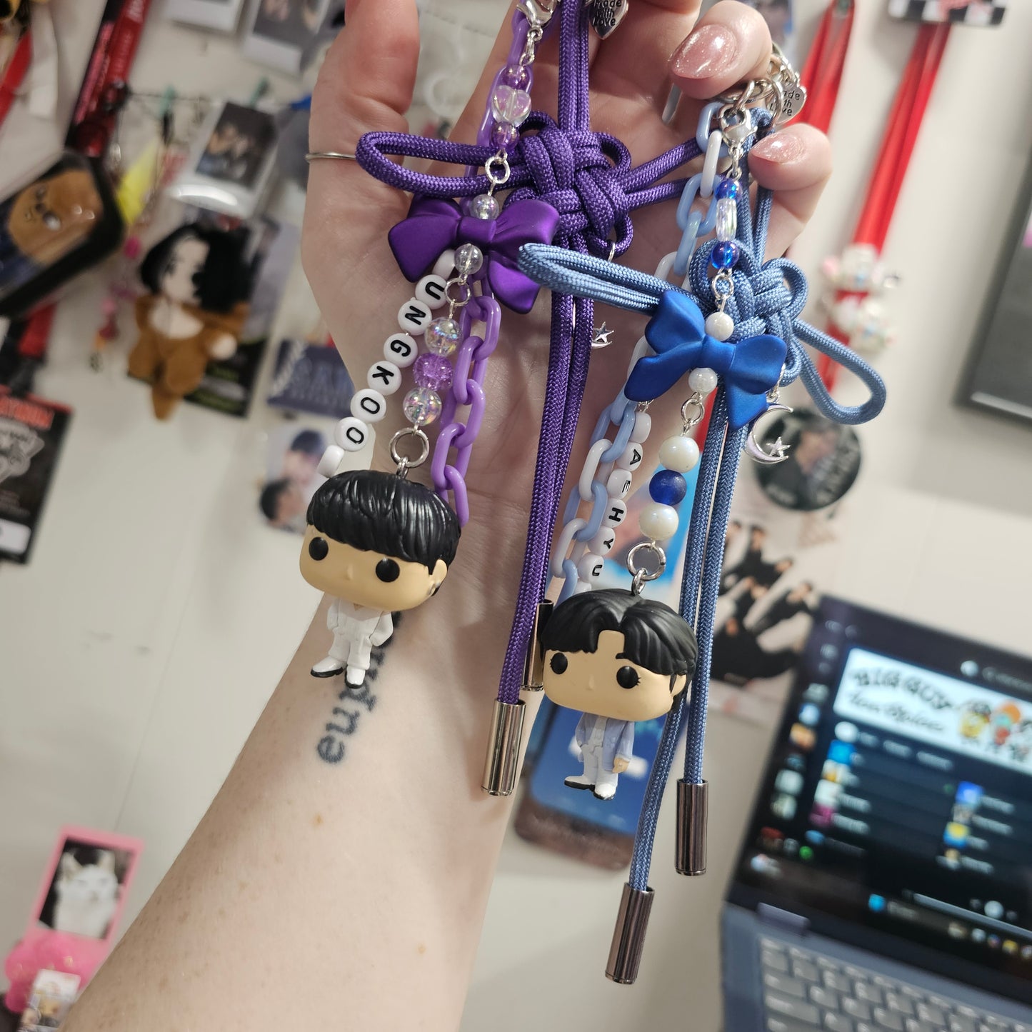 Bangtan Lucky Knot Keychains