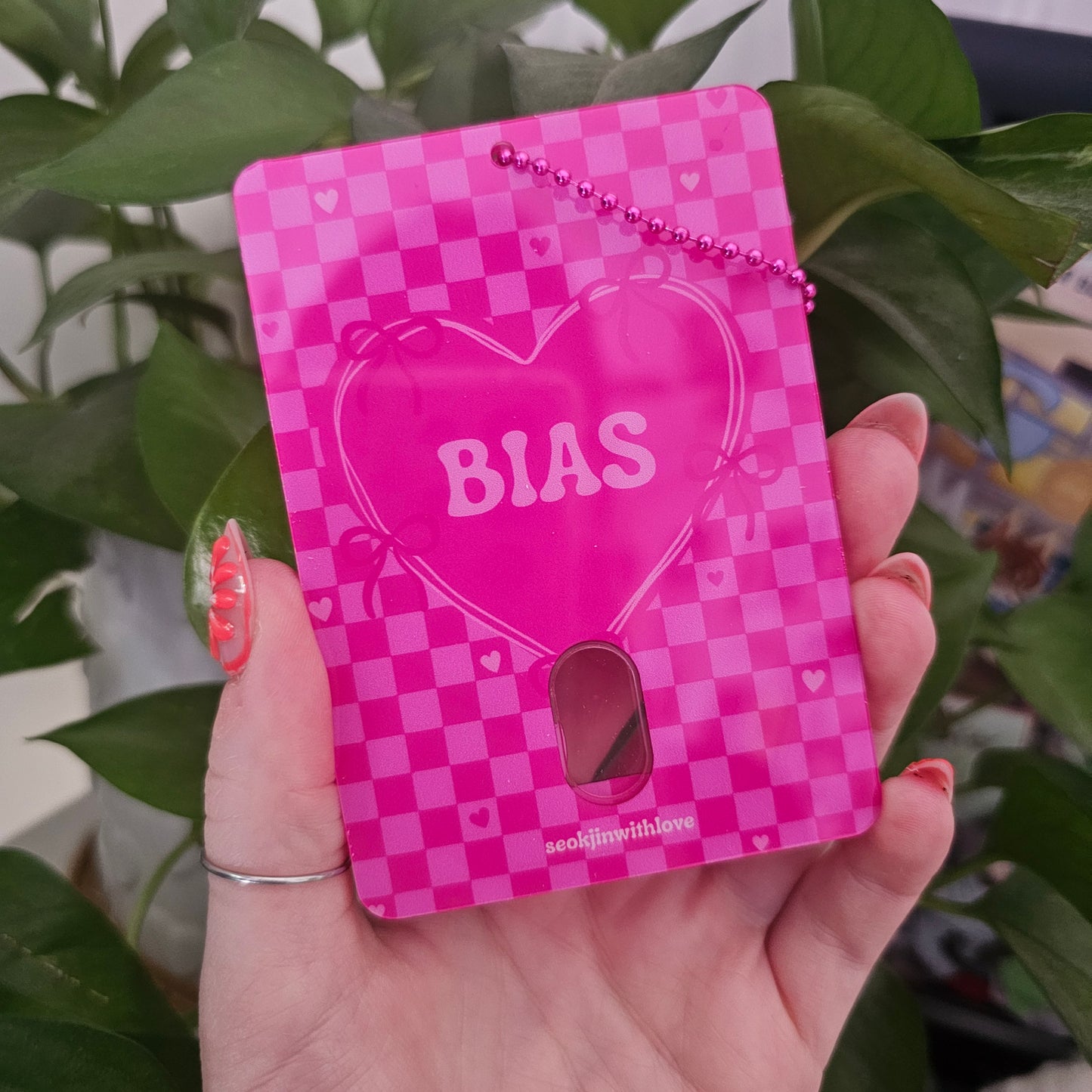 Pink Bias PC Holder