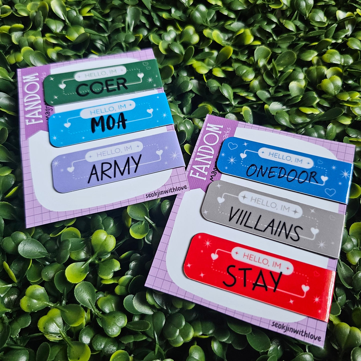 Mini Fandom Bookmarks