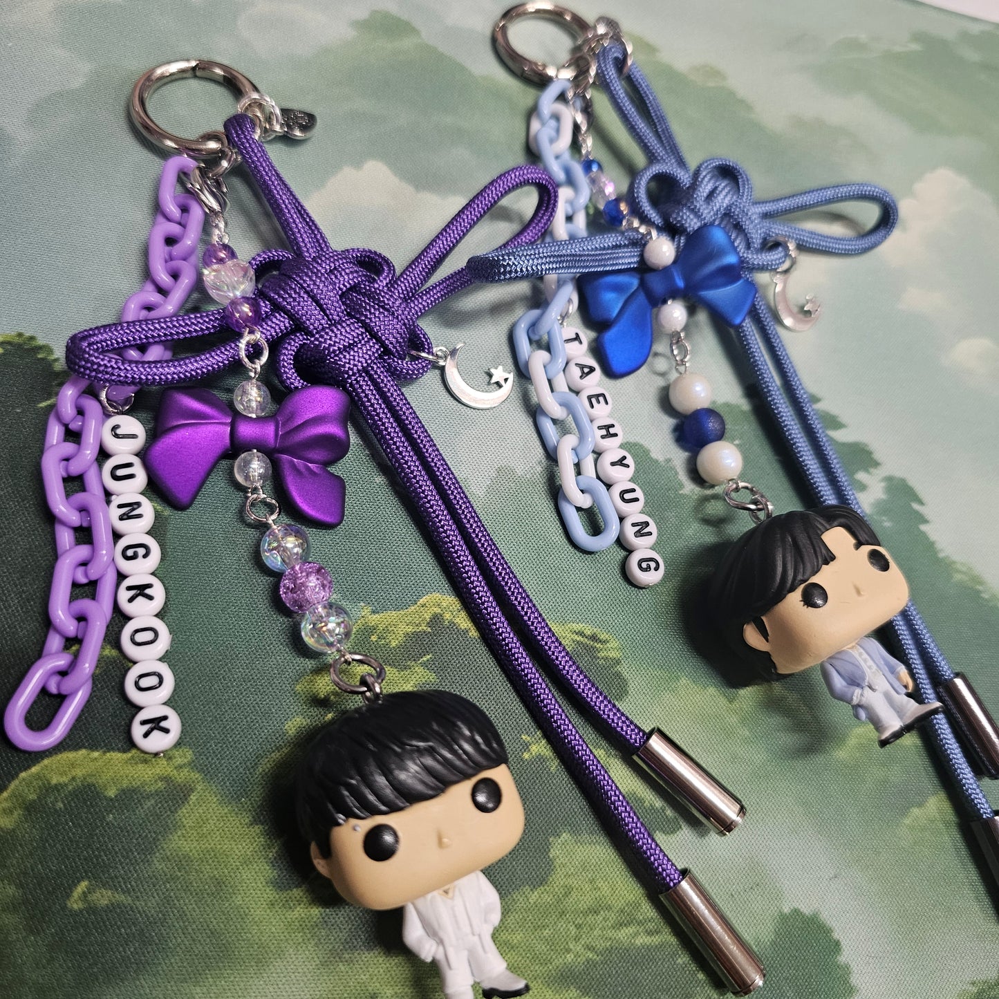 Bangtan Lucky Knot Keychains